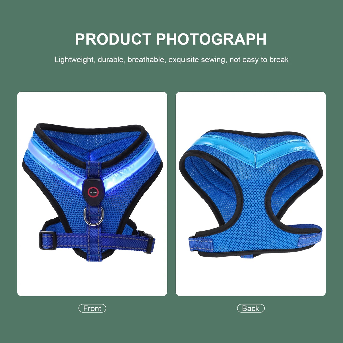 NightWalk Hero™ – Die leuchtende Hundeweste für sichere Gassigänge