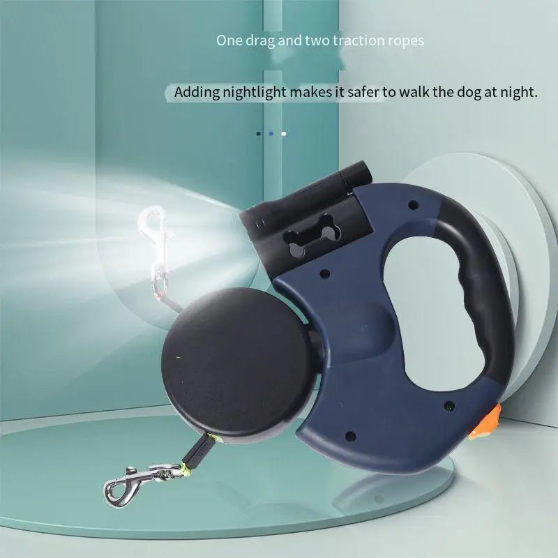 WalkBright Duo™ – Die 2-in-1 Hundeleine mit Weitblick