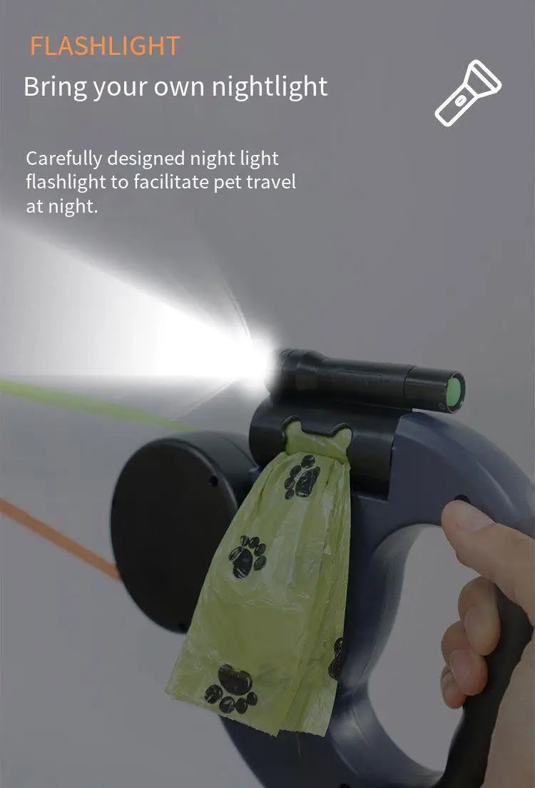 WalkBright Duo™ – Die 2-in-1 Hundeleine mit Weitblick